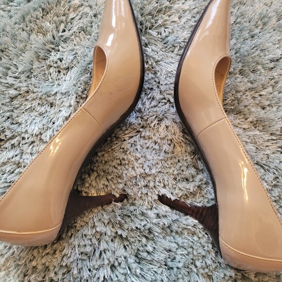 Calvin Klein taupe heels Dolly size 6.5M - Picture 3 of 5